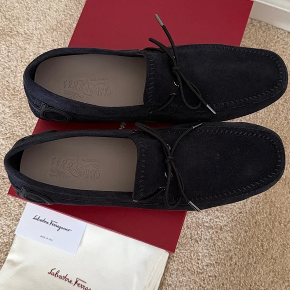 Salvatore Ferragamo Men's Atlante Drivers Size 11E - Picture 4 of 5